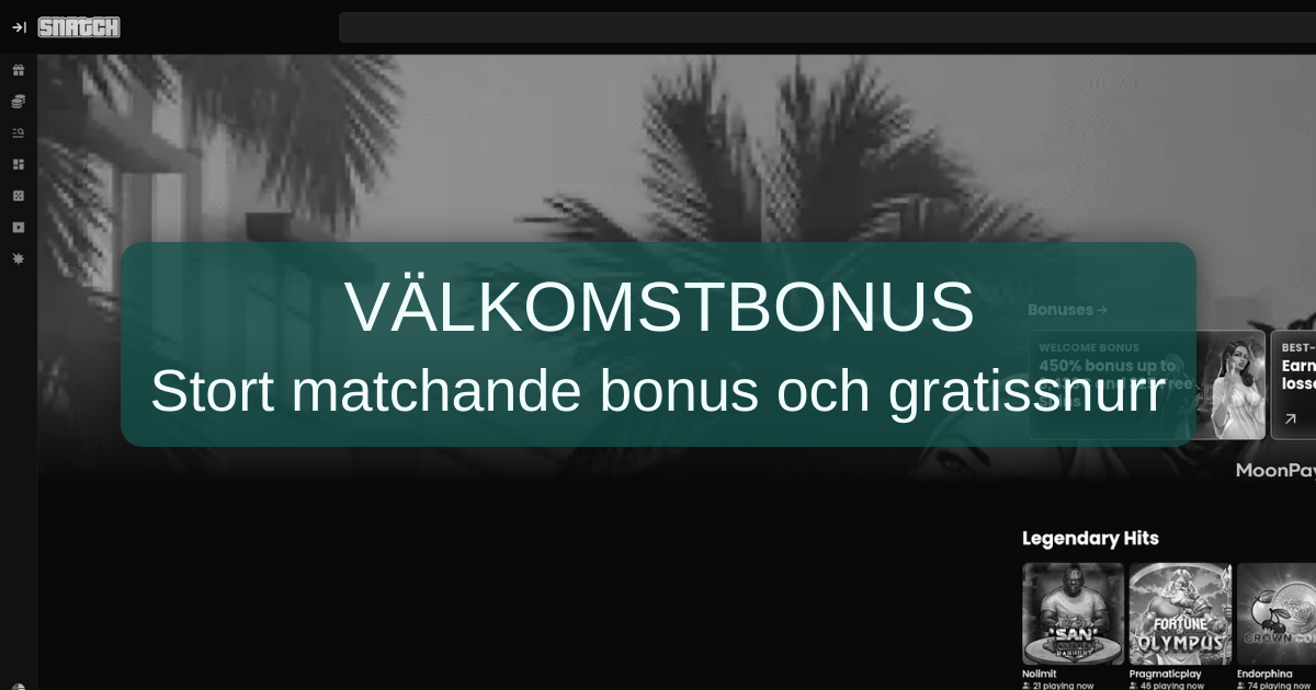 Snatch Casino Sverige